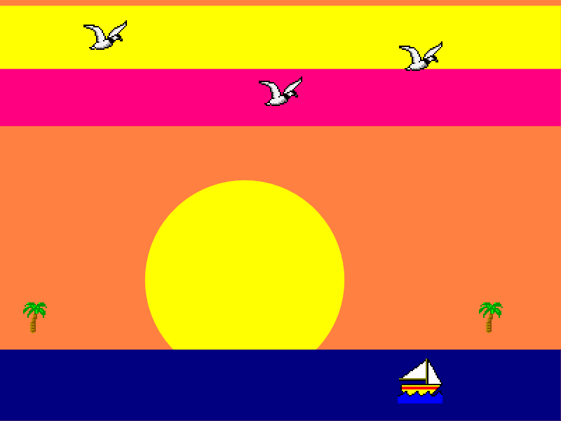 Tropical Sunset Serenade