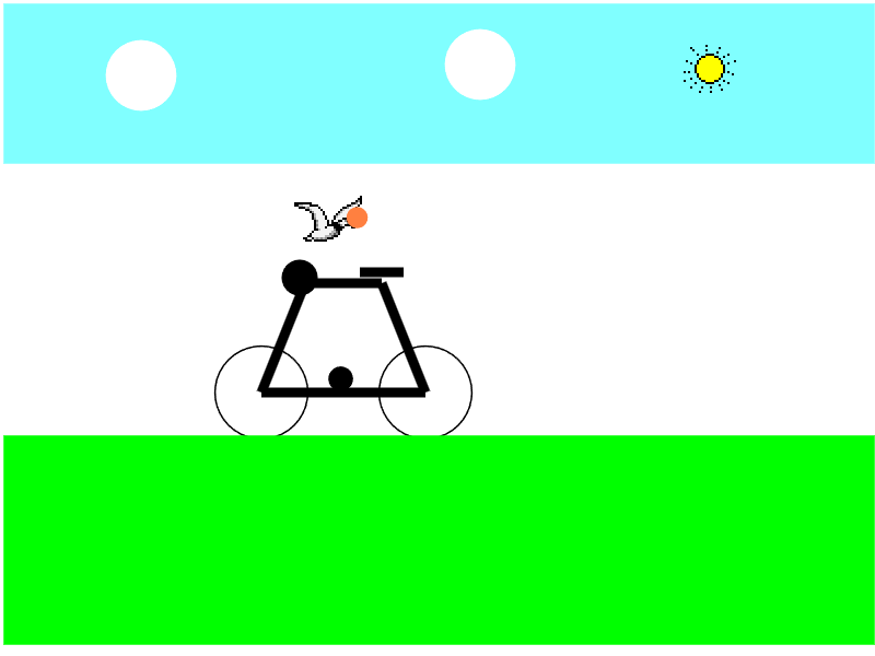 Pedaling Pelican