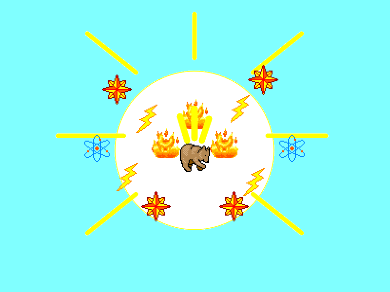 Super Saiya-Bear: Power Level Over 9000!